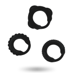 ADDICTED TOYS - SET C-RING NERO - immagine 2
