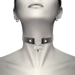 COQUETTE CHIC DESIRE - COLLANA IN PELLE VEGANA CON ACCESSORIO CUORE CON CHIAVE - immagine 2