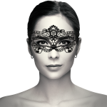 COQUETTE CHIC DESIRE - MASCHERA IN FINE PIZZO NERO - immagine 2
