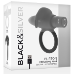BLACKSILVER - ANELLO BURTON 10 MODALITÀ DI VIBRAZIONE NERO - immagine 3